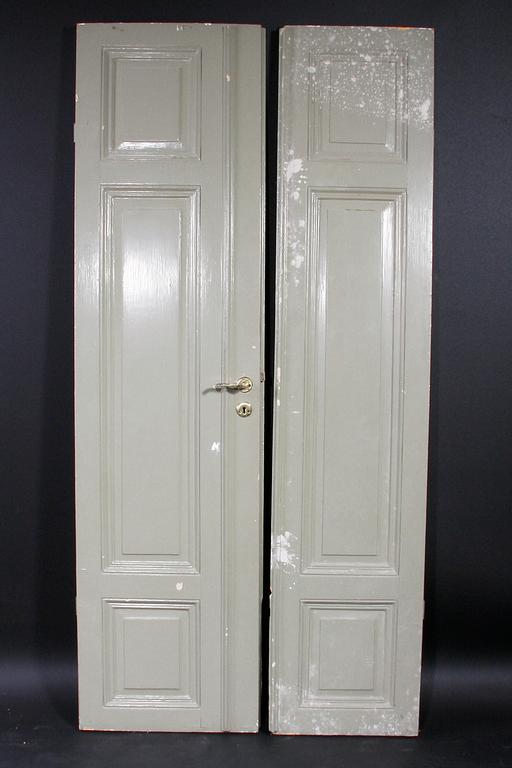 DUBBELDÖRR, 1870-tal.  Proveniens: Berns Salonger.