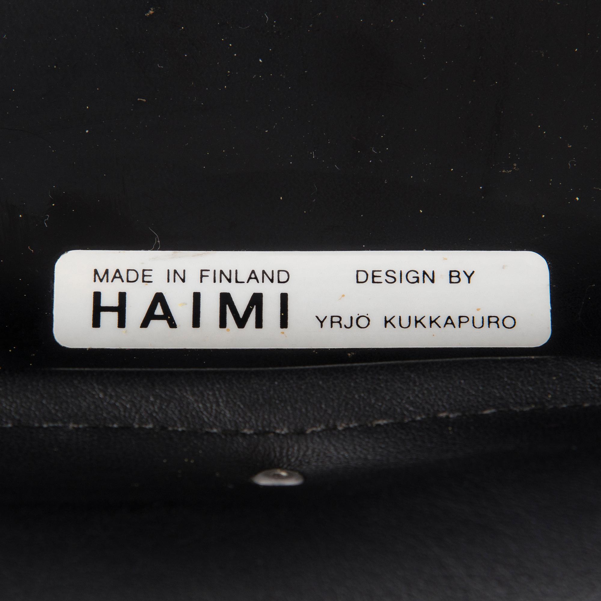 Yrjö Kukkapuro, nojatuoli, "Karuselli" Haimi 1960-talets slut.