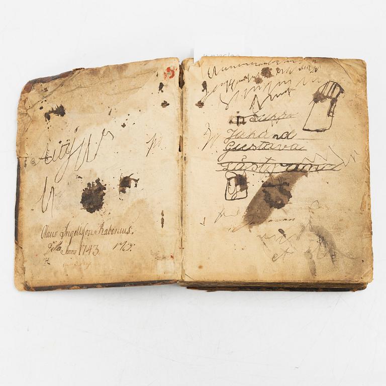 Proveniens: juristen Olof Rabenius (1730-1772).