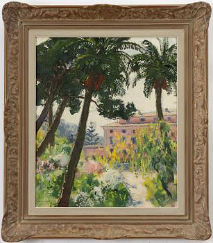 Olle Hjortzberg, Southern landscape.