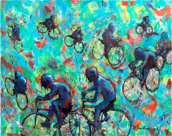 Clifford Jackson, "Green bicycles".
