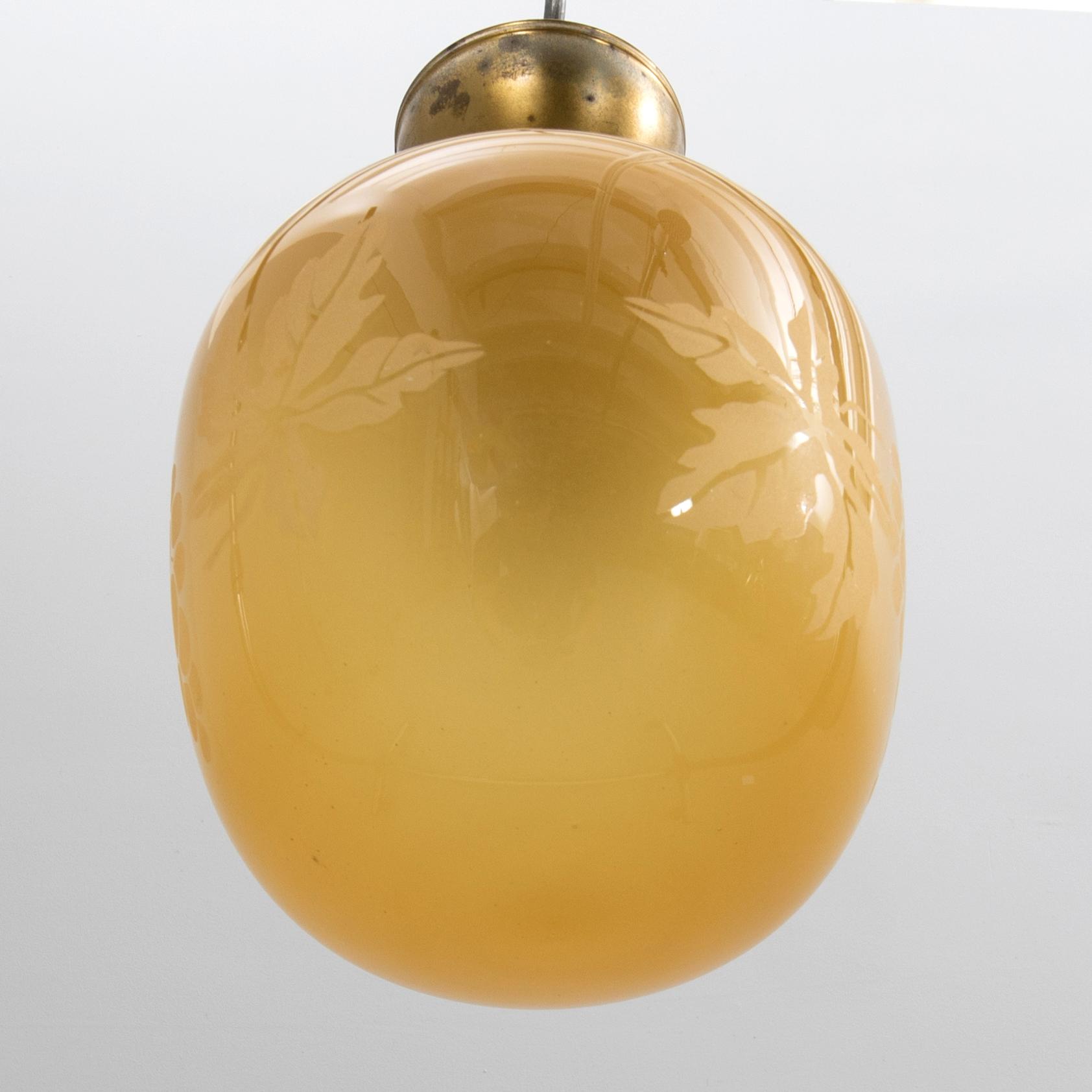 Ceiling lamp, 1940s.