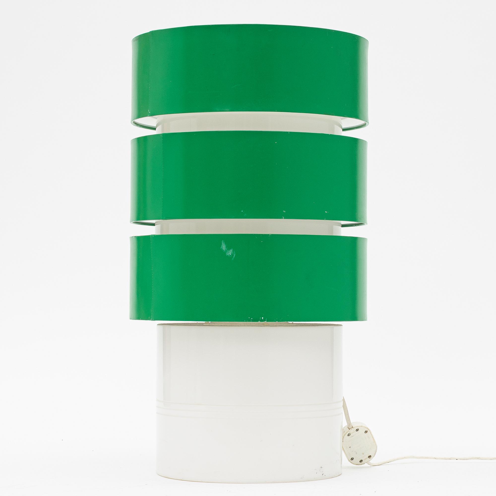 Uno & Östen Kristiansson, bords- eller golvlampa, "Cylindus Skulptura", Luxus, Vittsjö.
