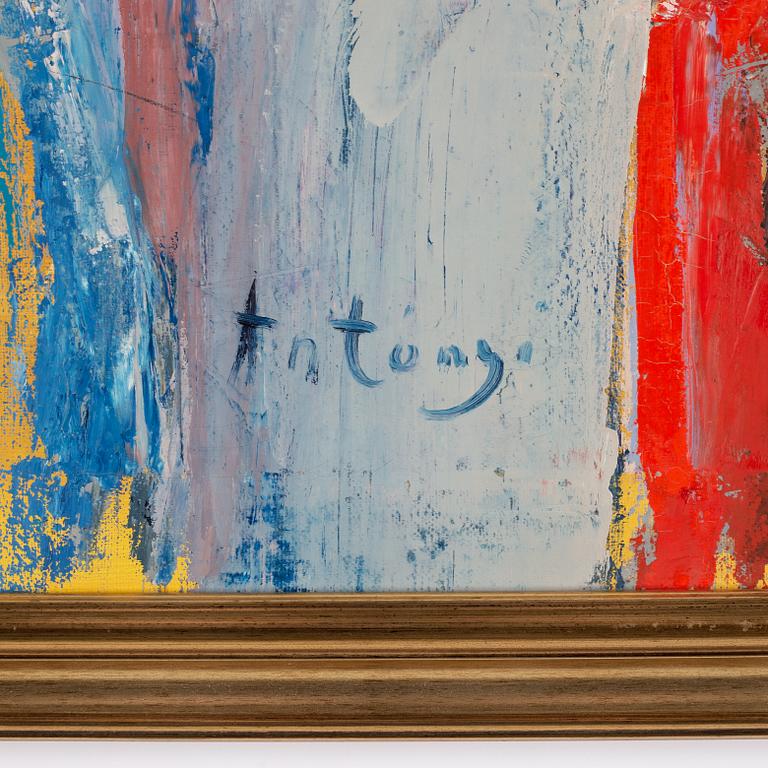 Imre Antonyi, acrylic on canvas, signed.