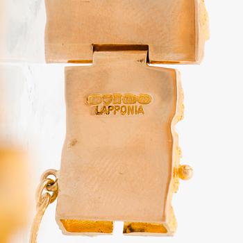 A BJÖRN WECKSTRÖM BRACELET, 'Mystica', 14K gold. Lapponia 1977.