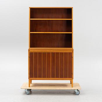 A book shelf with cabinet, 1960's.