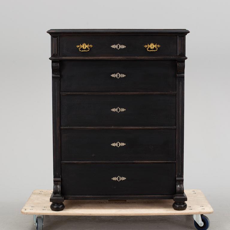 A late 1800s chest of drawers.