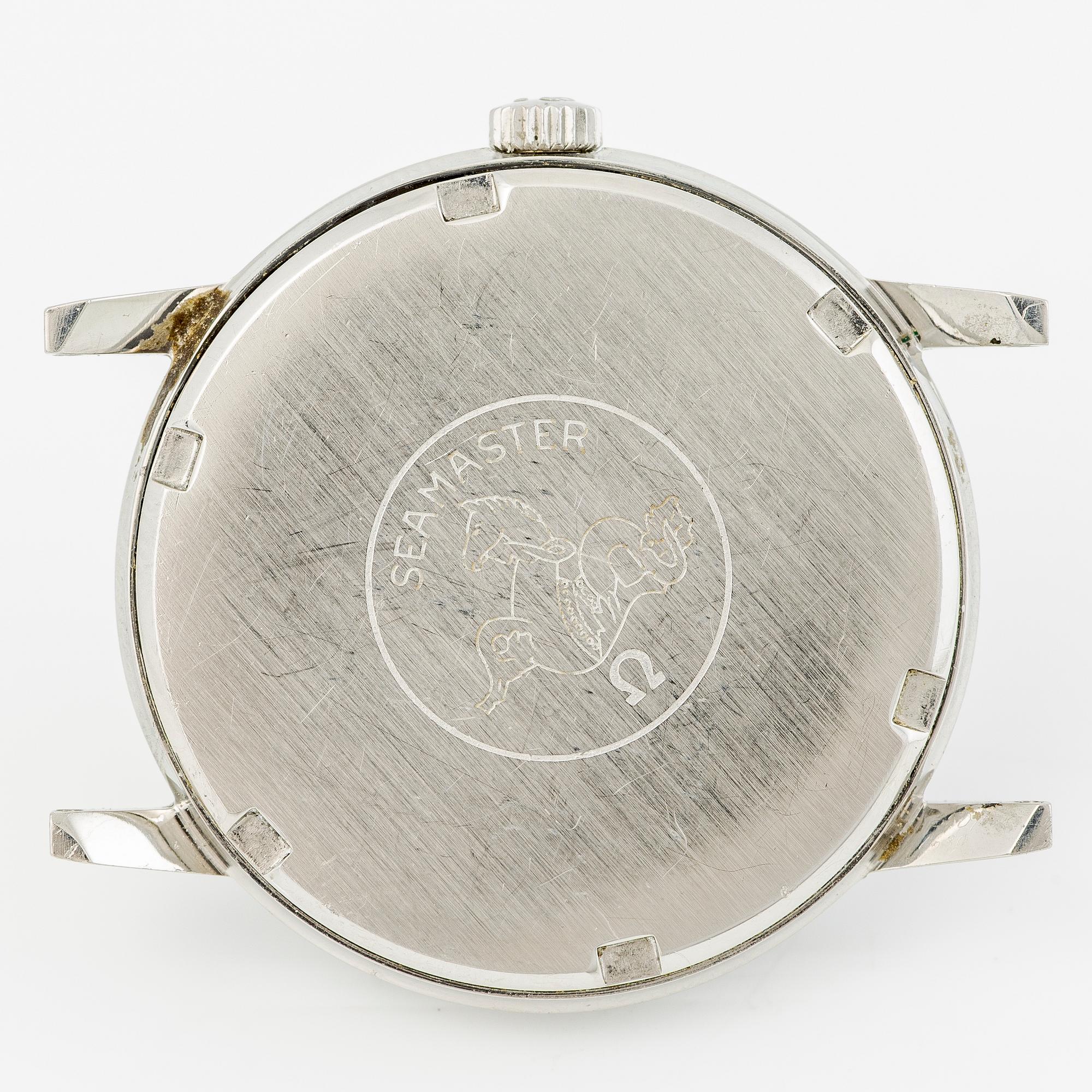 Omega, Seamaster 600, "Red Cross-Hair", armbandsur, 34 mm.