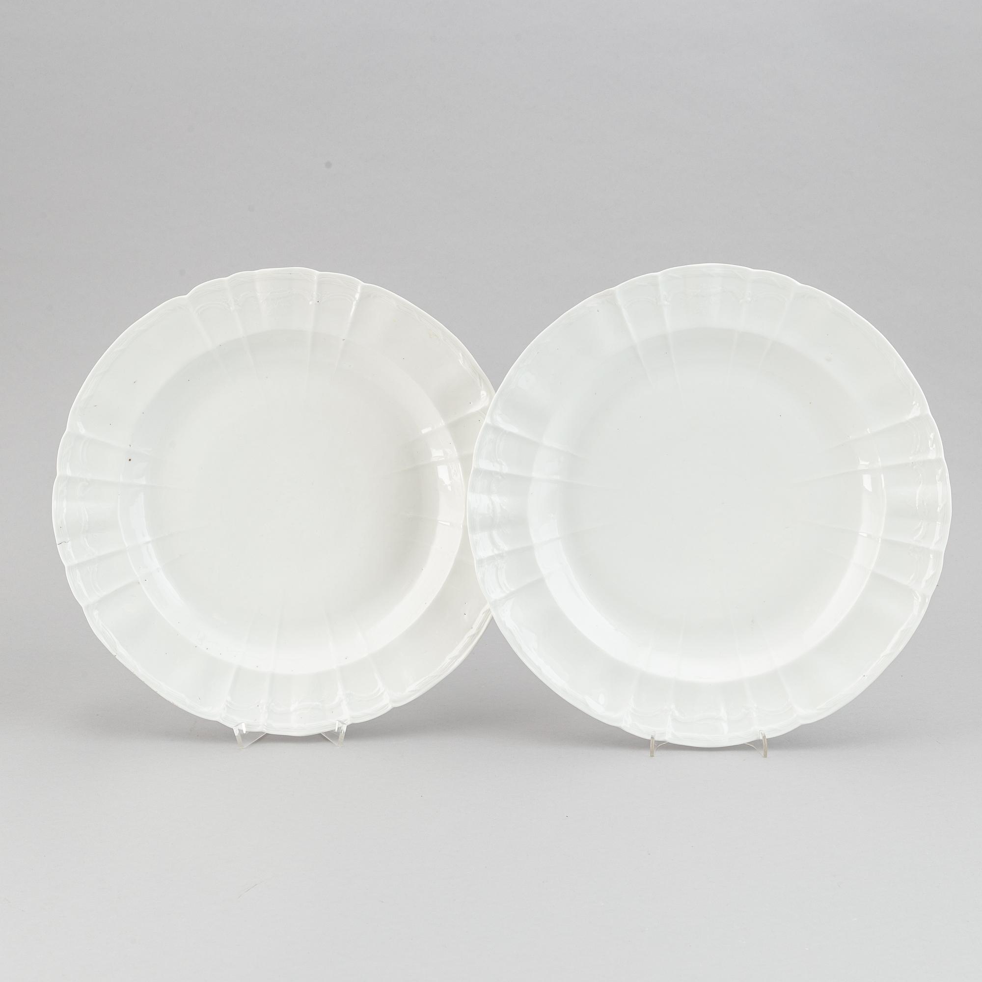 A pair of porcelain dishes, KPM, Berlin, late 18th century.
