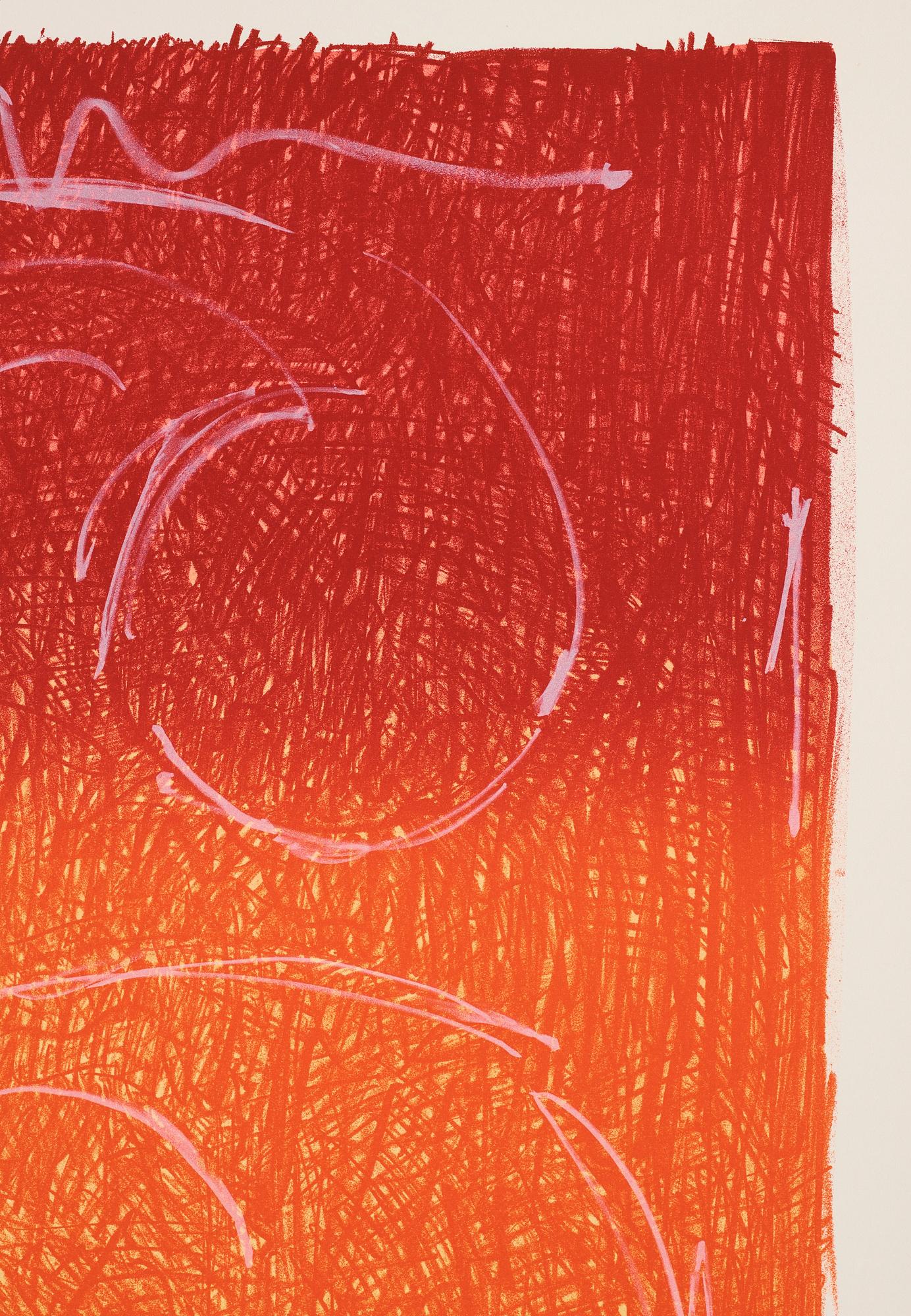 Jasper Johns, "Figure 6", from "Color Numeral Series".