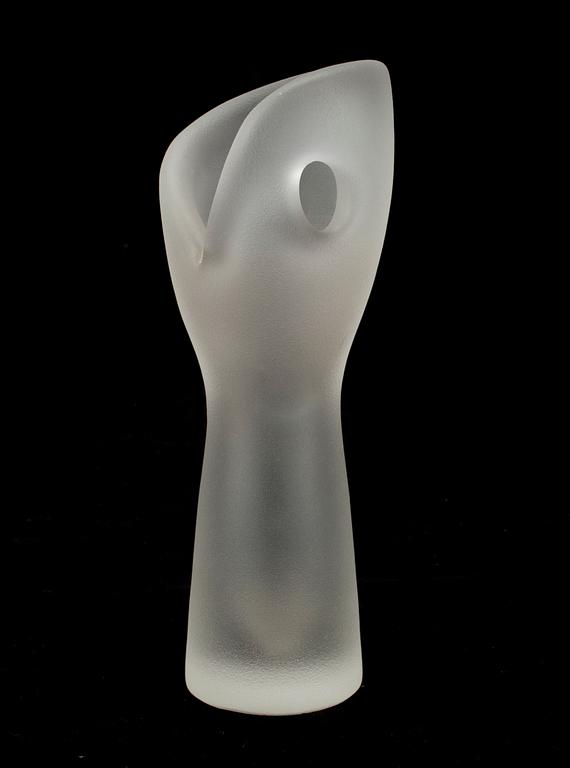 MALJAKKO, lasia, "Hiidennyrkki", signeerattu Timo Sarpaneva, Iittala. 1952-1960.