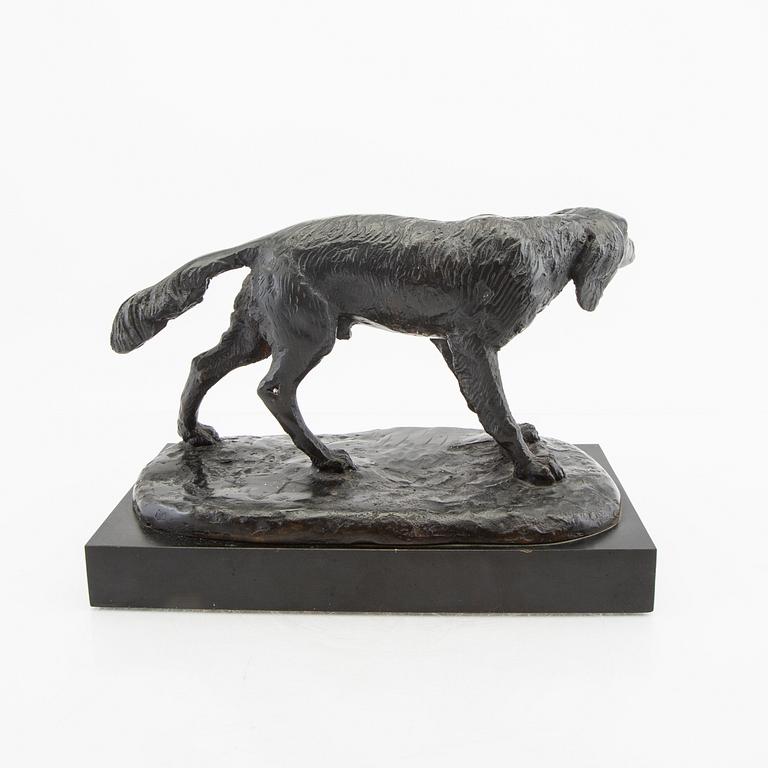 Okänd konstnär 1900-tal ,  skulptur metall bär signering.
