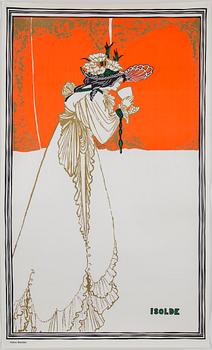 AUBREY BEARDSLEY, after. Poster, 1970's.