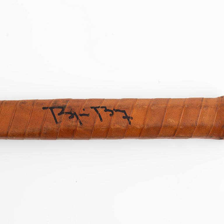 Tennisracket. Signerad Björn Borg. Speciellt framtaget midsized Borg Pro test racket, Graphite-förstärkt.