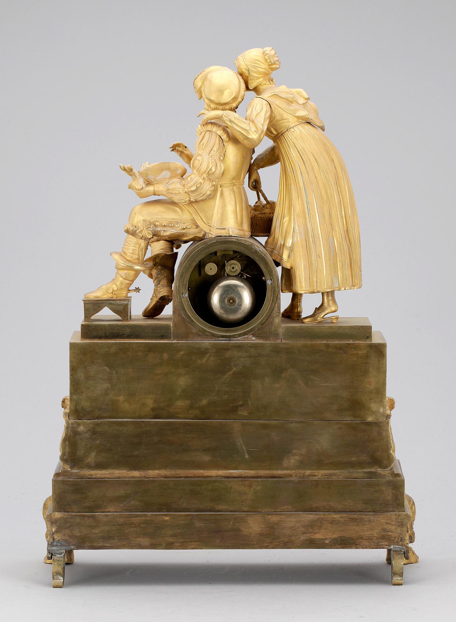 BORDSPENDYL, senempire, 1800-talets mitt.