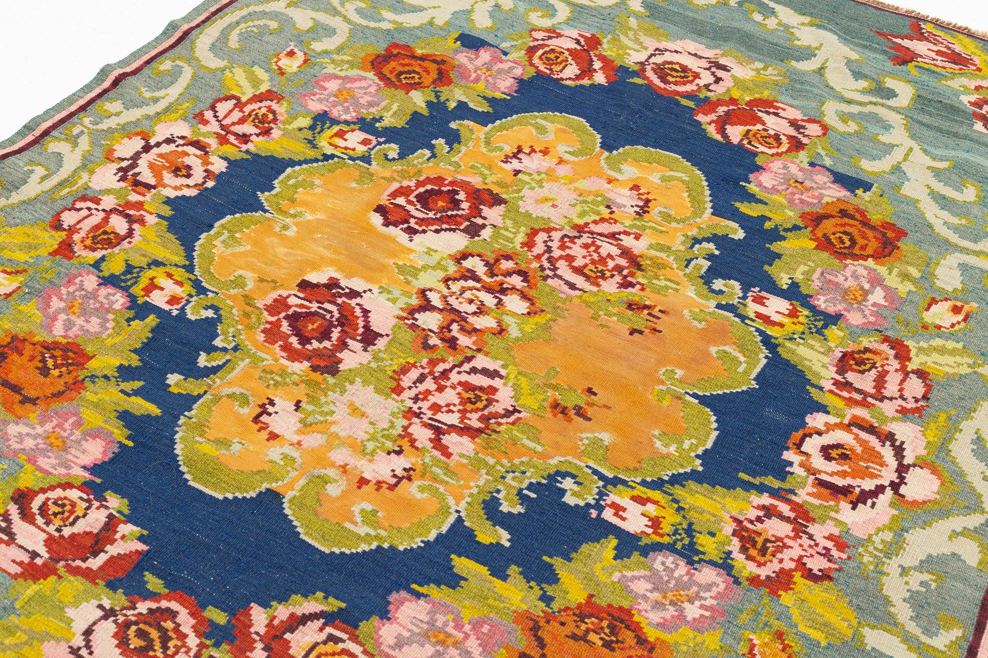 A Bessarabian kilim rug, c. 240 x 165 cm.