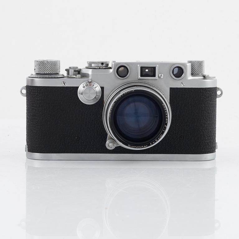 Leica IIIf, "Black Dial",  no. 559646, 1951.