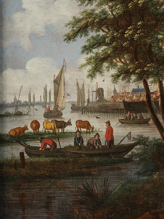 Willem van Drielenburgh, View of the city of Dordrecht.