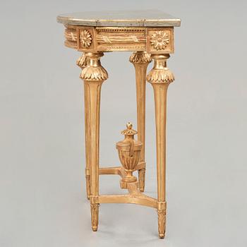 A Gustavian late 18th century console table.