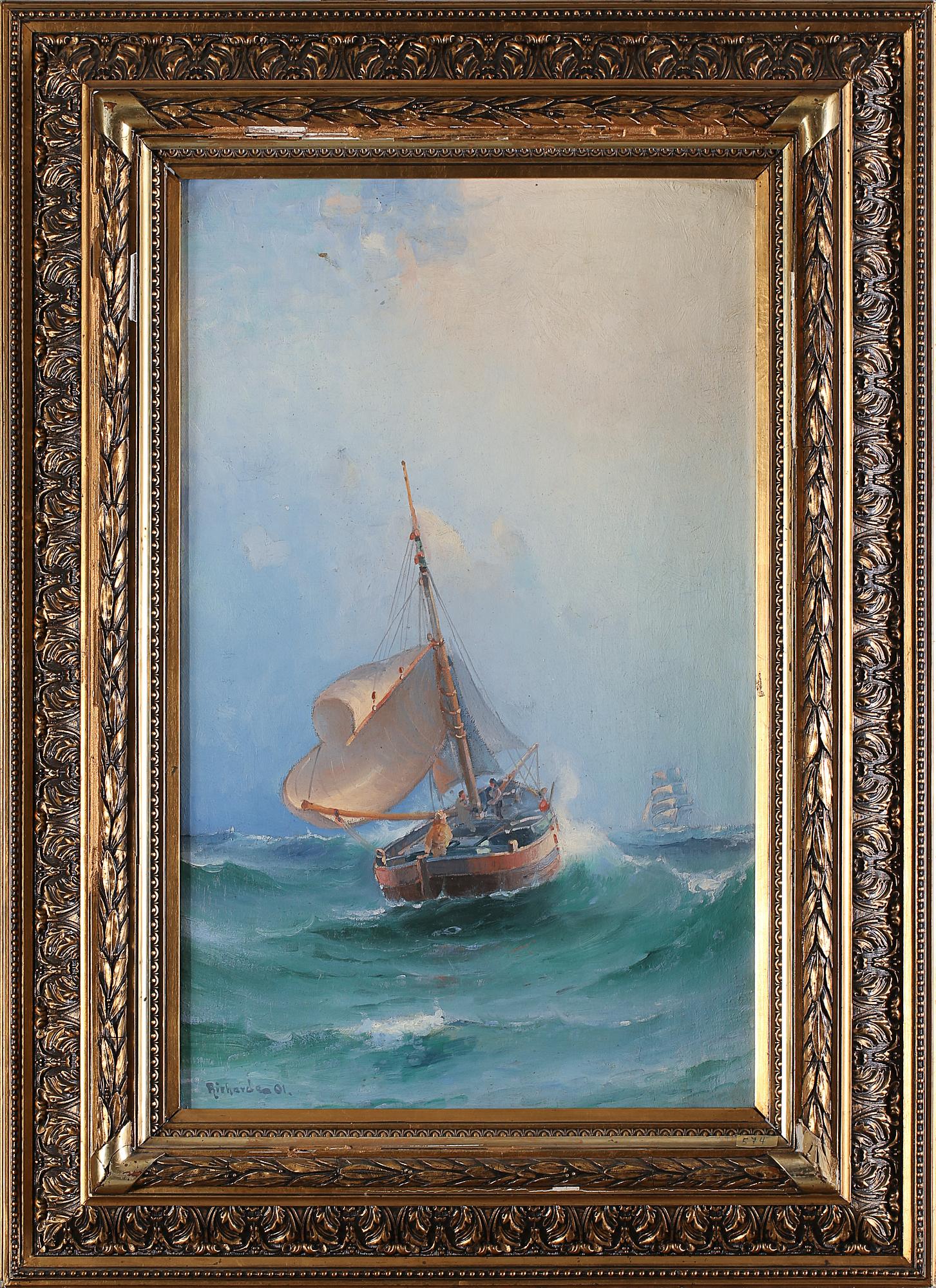 LUDVIG RICHARDE, olja på duk, signerad och daterad -01.