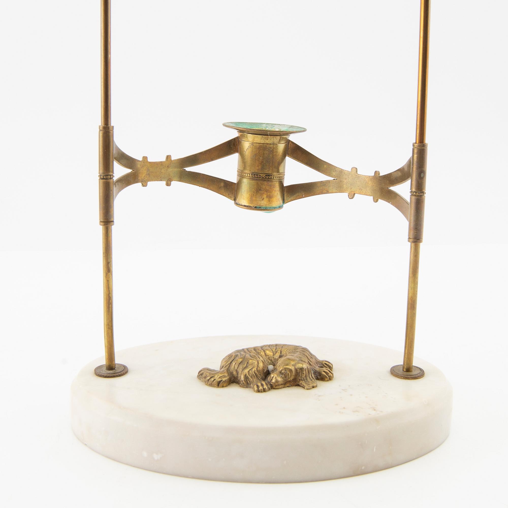 Läsljusstake, empire 1800-tal.