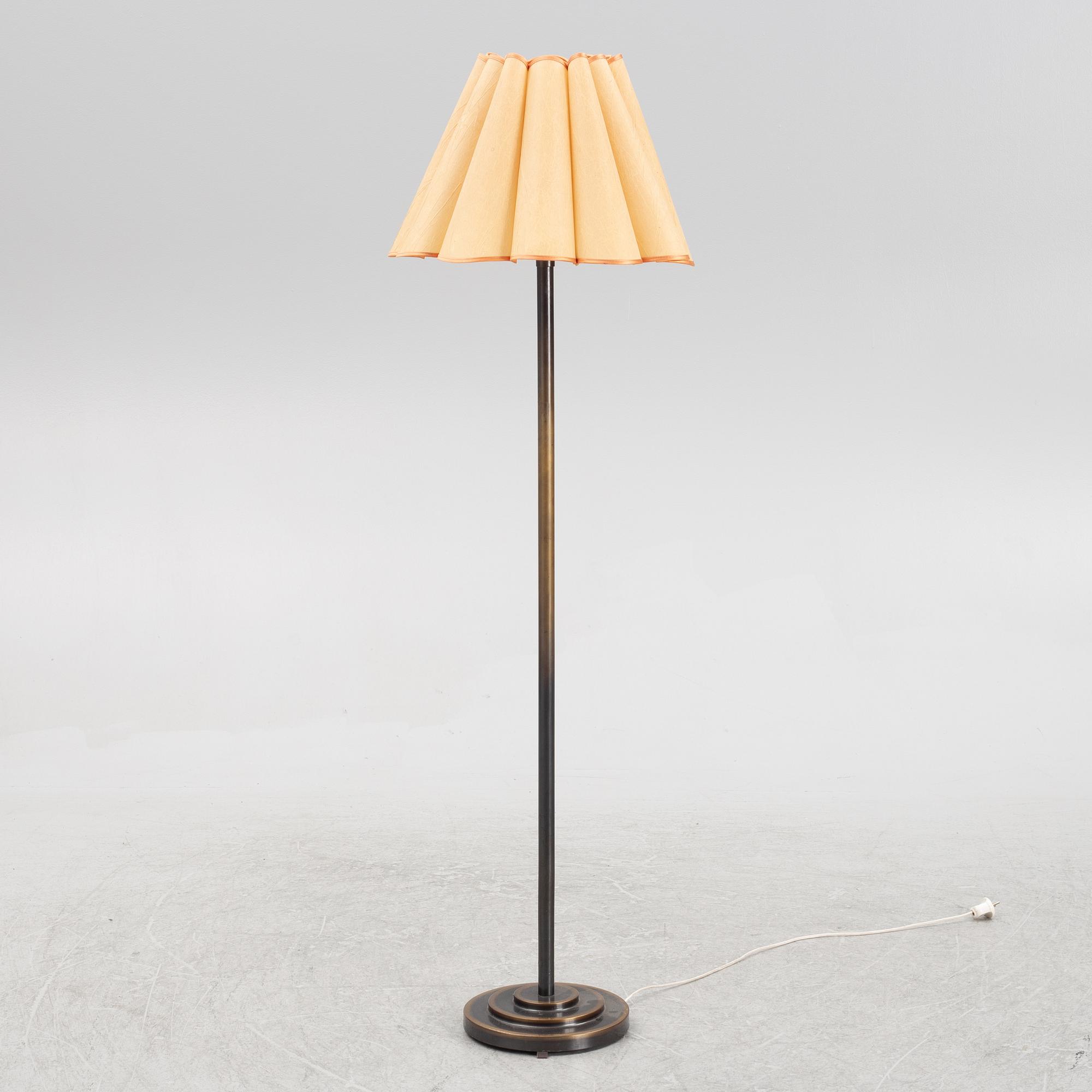 Floor lamp, 1930s-40s.