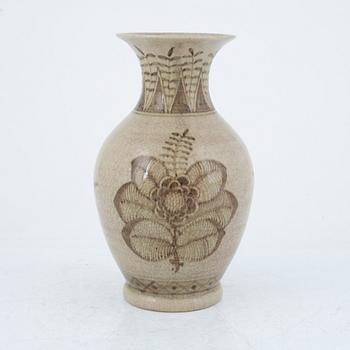 Patrik Nordström, vase, glazed stoneware, Isle, 1924.