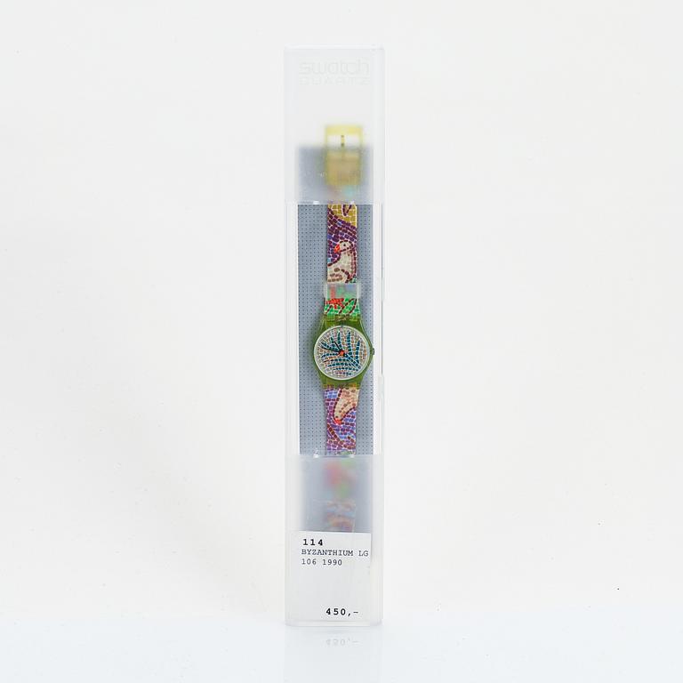 Swatch, Byzanthium, wristwatch, 25 mm.