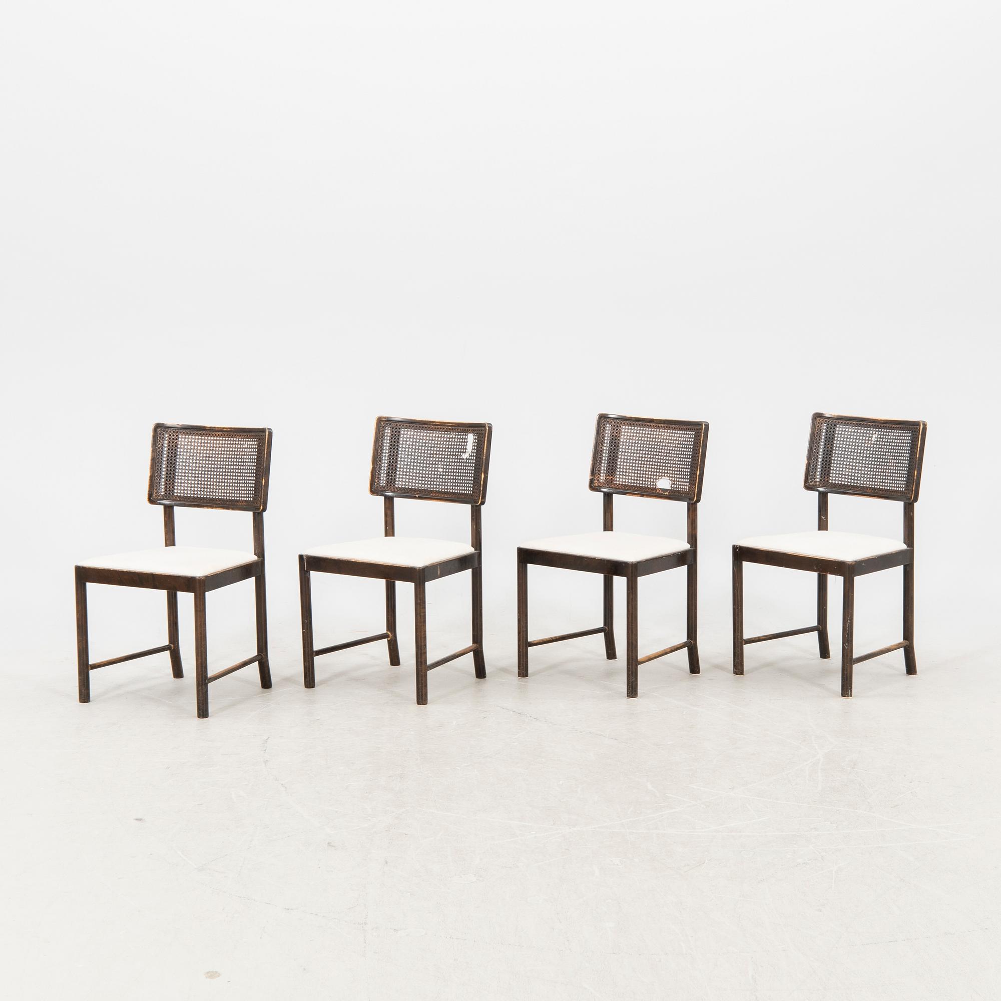 Axel Einar Hjorth, stolar 4 st., "Bertil", NK (Nordiska Kompaniet), 1930-tal.