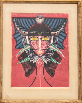 Max Walter Svanberg, lithograph signed dated and nubmered 56 94/250.