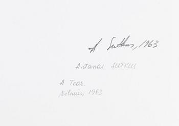 Antanas Sutkus, "A Tear, Vilnius, 1963".