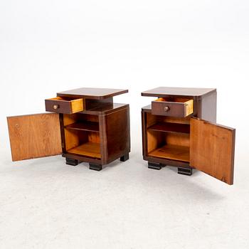 Sängbord ett par Art Deco 1900-talets första hälft.
