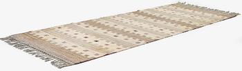 Marianne Richter, a runner, 'Gråtaggen', flat weave c. 276 x 101 cm, signed AB MMF MR.