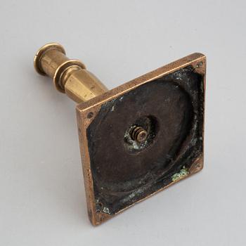 Ljusstake, brons, sydeuropa, 1700-tal.