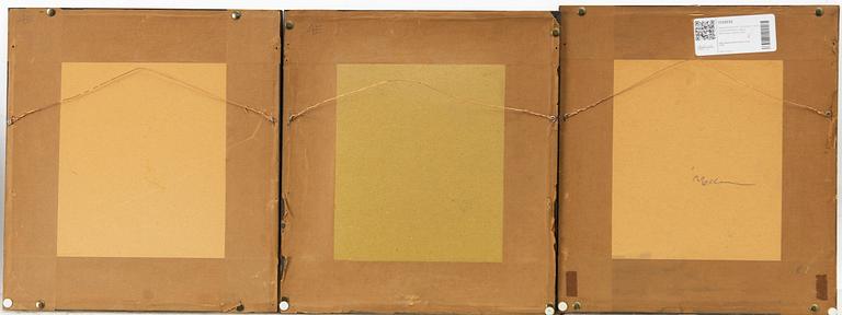 Japanska träsnitt, 19 stycken, med två försättsblad, Japan, 1900-talets första hälft.