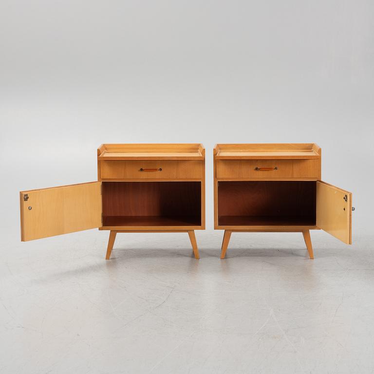 A pair of Swedish Modern bedside tables, 1940's.