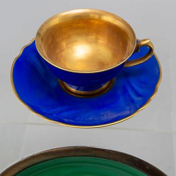 EDWARD HALD, a part porcelain coffee service, from Karlskrona porslinsfabrik.