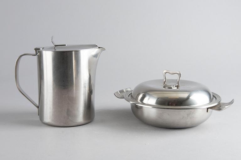 FOLKE ARSTRÖM, rostfritt stål,  48 delar, "THEBE" för GENSE, 1900-talets mitt.