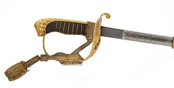 OFFICERSVÄRJA, för officer i flottan, m/1878.