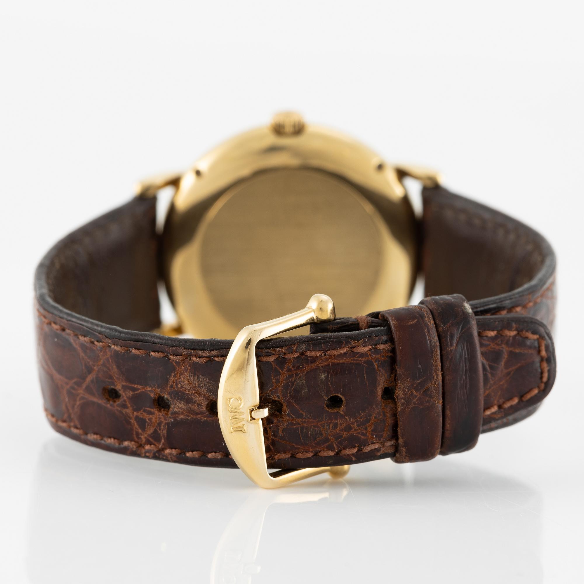 IWC, International Watch Co, Schaffhausen, Portofino, wristwatch, 34 mm.