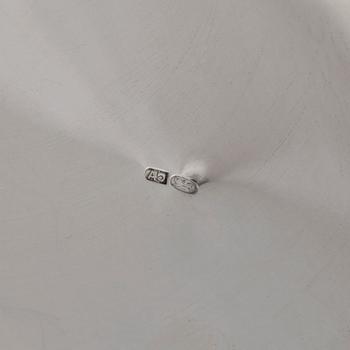 FLASKA, sterlingsilver, Cris, Stockholm, 1900-talets slut. Vikt ca 538 g.