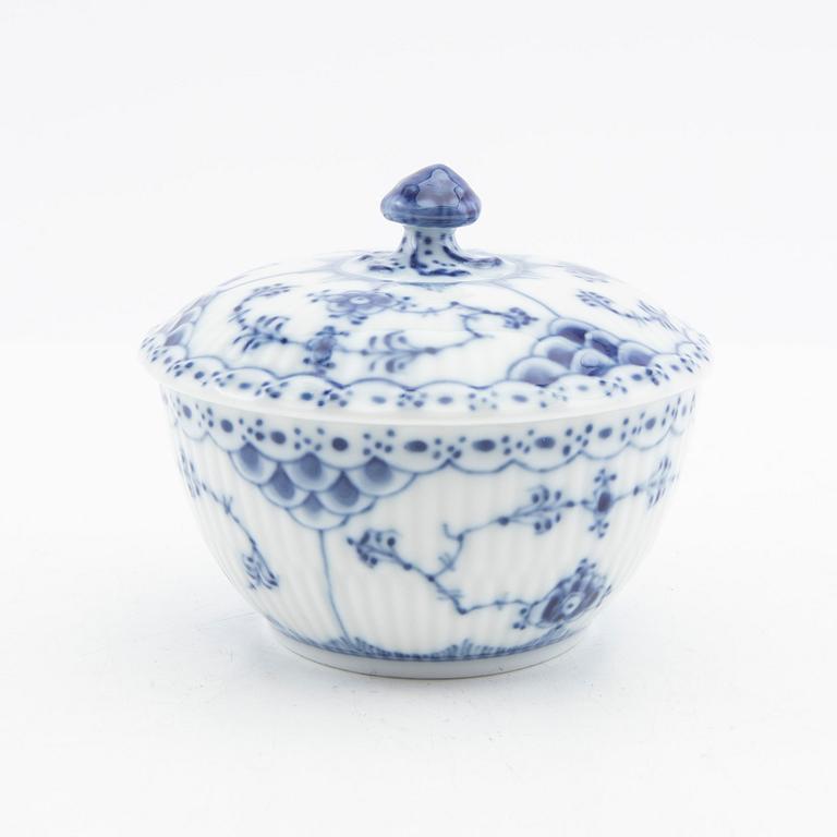 Royal Copenhagen, tea and coffee service, 40 pieces, porcelain, "Blue Fluted", Denmark.