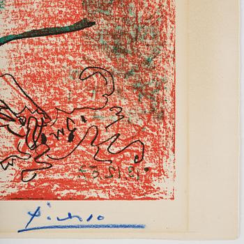 Pablo Picasso, "L'Ecuyère et les clowns".