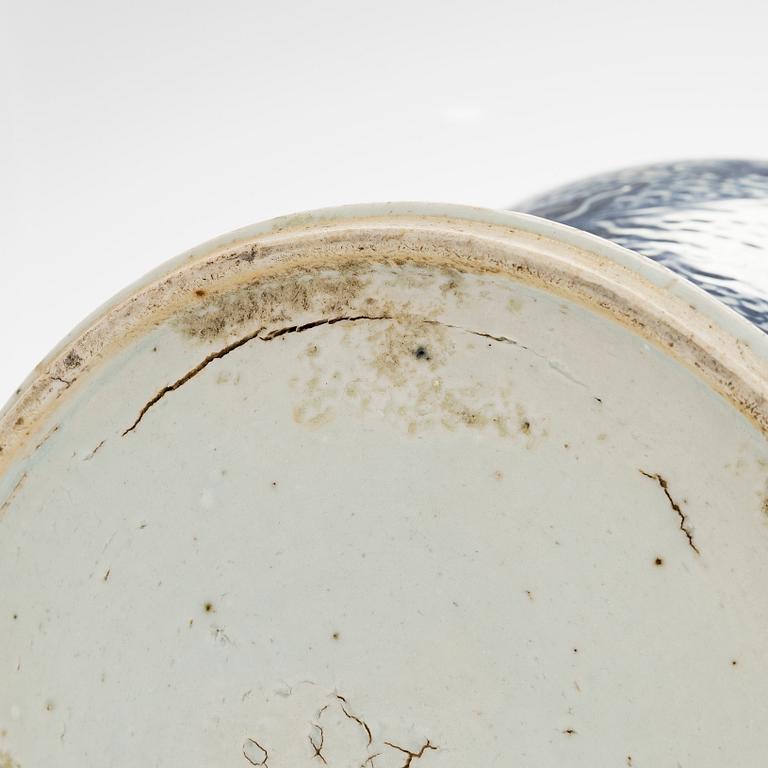 A pair of Kangxi style vases, China, 19th century.