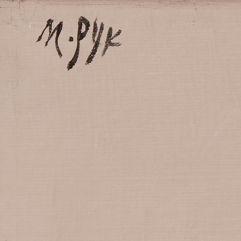 MADELEINE PYK, olja på duk, signerad.