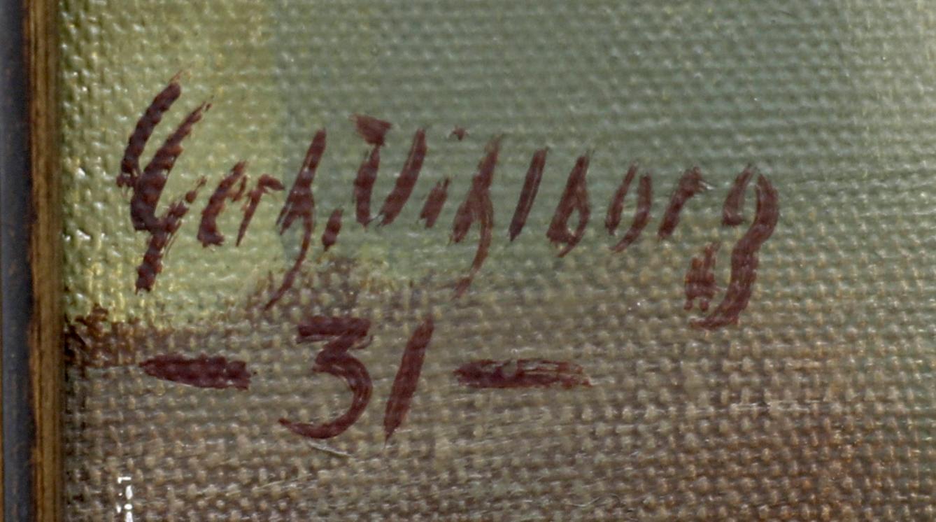 Gerhard Wihlborg, "Genom ett fönster, Ystad".