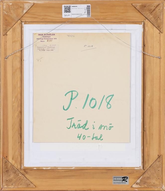 Inge Schiöler, Träd i snö.