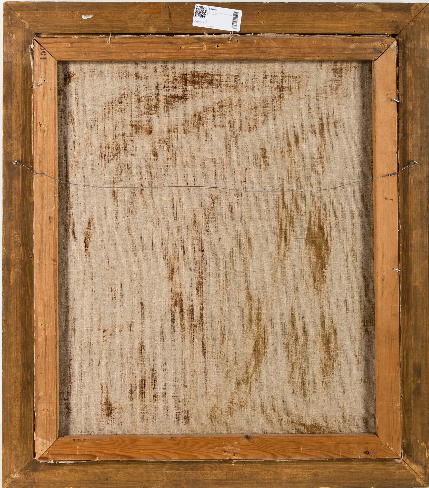 IDA VON SCHULZENHEIM, oil on board, signed.