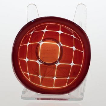 A Sven Palmqvist 'ravenna' glass bowl, Orrefors 1958.