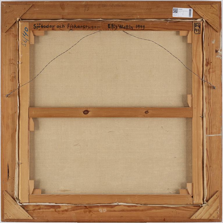 ELLIS WALLIN, oil on canvas, signed Ellis Wallin and dated -49.